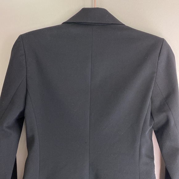 Express Notch Collar One Button Blazer - Black - 2 - Picture 7 of 9